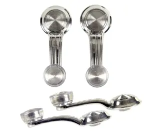 Window Crank Set - Front & Rear (Clear Knob) - 69 Camaro - Image 1 of 3