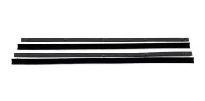 1972 Dodge D100 Front Door Beltline Window Felts - Inner & Outer - 72-79 Dodge TrucK 74-79 Ramcharger