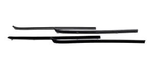 1990 Dodge D250 Front Door Beltline Window Felts - Inner & Outer - 80-93 Dodge Truck Ramcharger