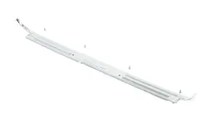 Chrome Door Sill Plate with Bowtie Logo - LH or RH - 67-72 Chevy CK Pickup Blazer Suburban - Image 2 of 2
