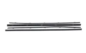 Front Door Beltline Window Felts - Inner & Outer - Black - 67-72 Chevy GMC CK Truck Blazer Jimmy Suburban - Image 2 of 2