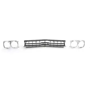Grille Assembly w Headlamp Bezels - 69 Plymouth GTX Sport Satellite - Image 3 of 4