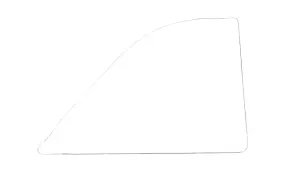 Quarter Glass - Clear - LH or RH - 63-64 Galaxie Convertible - Image 1 of 2