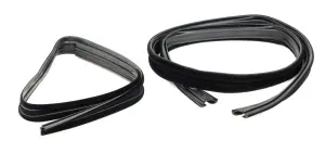 Front Door Glass Run Channels - LH/RH Pair - 73-79 Ford F100 F150 F250 F350 Pickup; 78-79 Bronco - Image 1 of 2