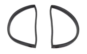 Rear Side Door Stationary Window Seals - Pair - 73-91 Chevy GMC C/K Crew Cab Pickup Truck Suburban - Image 1 of 3
