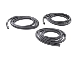 Door Weatherstrip Seals - 3pcs Front and Rear - Push On - 67-72 Chevy GMC CK Suburban - Image 3 of 3