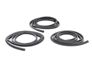 Door Weatherstrip Seals - 3pcs Front and Rear - Push On - 67-72 Chevy GMC CK Suburban - Image 1 of 3