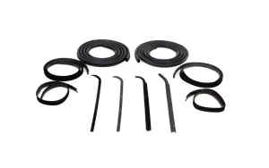Front Door Seal Kit - 10pcs - Channels/Div Bars/Felts/Door Seals - 71-72 F100 F250 F350 Pickup - Image 1 of 3