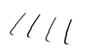 Front Door Beltline Window Felts - Inner & Outer - Chrome - 61-66 Ford F-Series Truck - Image 3 of 3