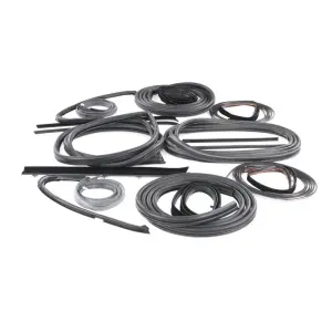 Weatherstrip Kit - 20pcs - Full Truck -  with Chrome Reveal Lock Strip - 78-80 Chevy GMC CK Pickup - Image 2 of 3