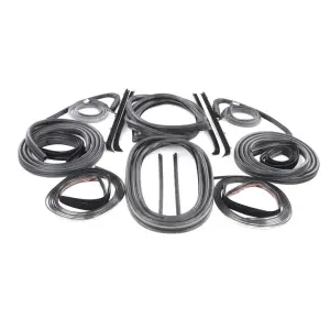 Weatherstrip Kit - 20pcs - Full Truck -  with Chrome Reveal Lock Strip - 78-80 Chevy GMC CK Pickup - Image 3 of 3