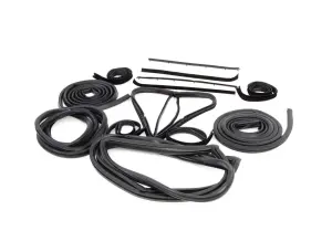 Complete Weatherstrip Seal Kit (14pcs) - 73-76 F-Series Pickup w/ Weatherstrip Trim Groove - Image 3 of 3