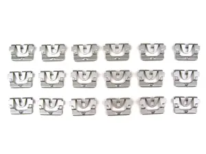 1968 Chevy Monte Carlo Rear Window Reveal Molding Clip Set - w/o Vinyl Top - 18pcs - 68-72 Chevelle 2dr Hardtop; Monte Carlo