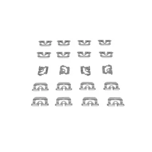1971 GMC Sprint Back Glass Molding Clip Set - 20 pcs - 68-72 El Camino Sprint without Vinyl Top