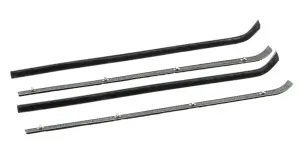 Front Door Beltline Window Felts - Inner & Outer - 4pcs - 64-66 Chevy GMC Truck - Image 1 of 2