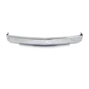 1997 GMC Suburban Front Bumper - Chrome - with Tag Bracket Holes - with Impact Strip Holes - 88-98 Chevy GMC OBS Truck SUV