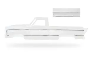 Complete Premium Body Molding Set - Polished - 73-80 Chevy GMC CK Squarebody Truck - Short Bed Fleetside - Image 2 of 7