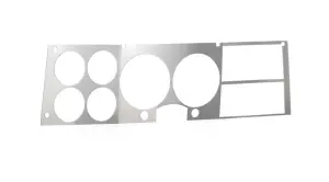 Dash Bezel Trim - Brushed Aluminum - 81-91 Chevy GMC C/K Pickup Truck Blazer Jimmy Suburban - Image 2 of 3