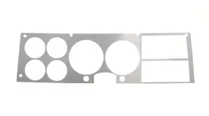 Dash Bezel Trim - Brushed Aluminum - 81-91 Chevy GMC C/K Pickup Truck Blazer Jimmy Suburban - Image 1 of 3