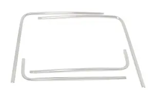 1969 Ford Torino Back Glass Molding Set - 4pcs - 68-69 Fairlane Torino Cyclone