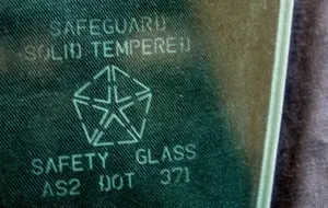 Door Glass - Green Tint - LH - 68-70 B-Body 2 Door Hardtop - Image 2 of 4