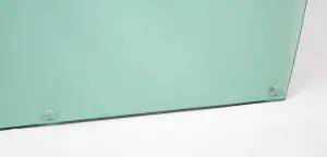 Door Glass - Green Tint - LH - 68-70 B-Body 2 Door Hardtop - Image 3 of 4