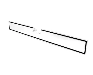 Tailgate Band - Brushed Aluminum Black - 81-91 Chevy GMC CK Fleetside Truck - Image 2 of 4