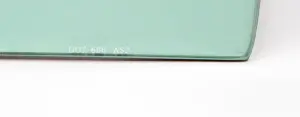 Door Glass - Green Tint - LH or RH - 62-67 Chevy II Nova 2 Door Sedan Post - Image 2 of 2