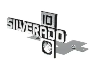 Front Fender Emblems - Silverado 10 - Pair - 81-88 Chevy C10 Pickup Blazer Suburban - Image 2 of 3