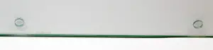 Door Glass with 3 Holes - Clear - LH - 65 Chevelle GTO Malibu Coupe - Image 2 of 2