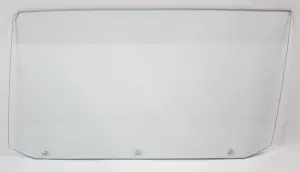 Door Glass with 3 Holes - Clear - LH - 65 Chevelle GTO Malibu Coupe - Image 1 of 2