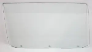 Door Glass with 3 Holes - Clear - RH - 65 Chevelle GTO Malibu Coupe - Image 1 of 2