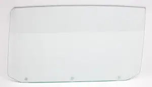 Door Glass with 3 Holes - Clear - LH - 65 Chevelle GTO Malibu Convertible - Image 1 of 3