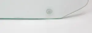 Door Glass with 3 Holes - Clear - RH - 65 Chevelle GTO Malibu Convertible - Image 3 of 3