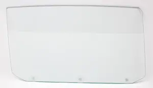 Door Glass with 3 Holes - Clear - RH - 65 Chevelle GTO Malibu Convertible - Image 1 of 3