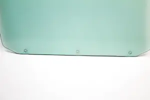 Door Glass with 3 Holes - Green Tint - RH - 65 Chevelle GTO Malibu Convertible - Image 2 of 2