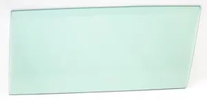 Door Glass - Green Tint - LH - 64-67 Chevelle 2 Door Sedan Post 64-65 GM A-Body 2 Door Sedan Post - Image 1 of 2