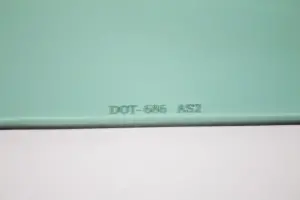 Door Glass - Green Tint - RH - 66-67 Chevelle Coupe and Convertible - Image 3 of 3