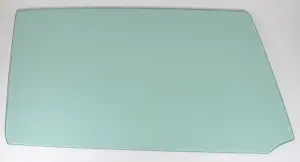 Door Glass - Green Tint - RH - 66-67 Chevelle Coupe and Convertible - Image 1 of 3
