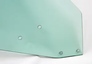 Door Glass - Green Tint - RH - 69 GM A-Body Coupe and Convertible 69-70 Grand Prix - Image 3 of 3