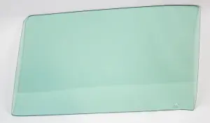 Door Glass - Green Tint - LH - 67 Camaro Firebird - Image 1 of 2