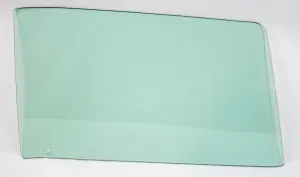 Door Glass - Green Tint - RH - 67 Camaro Firebird - Image 1 of 2