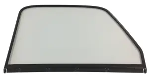 Door Glass Assembly w/ Black Frame - Clear - LH - 47-50 Chevy GMC Truck - Image 1 of 4