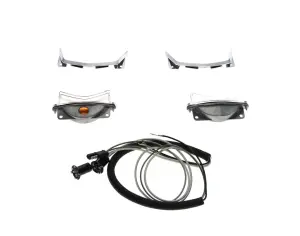 Hood Scoop Complete Bezel and Lamp Assemblies w/ Wiring Harness - Pair - 67 Fairlane GT - Image 3 of 3