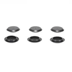 Vent Window Screw Access Hole Black Plastic Plugs - Pair - 68-72 Dodge Plymouth A-Body 66-70 B-Body - Image 2 of 4