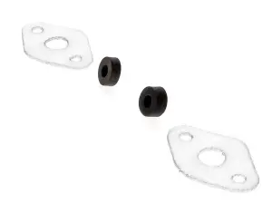 Windshield Wiper Transmission to Cowl Gasket - White Foam - 71-74 Dodge Plymouth B-Body; 70-74 E-Body - Image 1 of 3