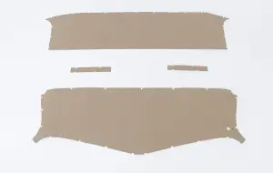 Interior Headliner Kit - Gray - 4pc - 47-49 Chevy GMC Pickup Truck - Image 2 of 2