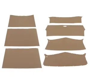 Interior Headliner Kit - Brown - 5pc - 47-53 Chevy GMC Suburban - Image 2 of 2