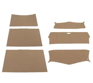 Interior Headliner Kit - Gray - 5pc - 47-53 Chevy GMC Suburban - Image 2 of 2