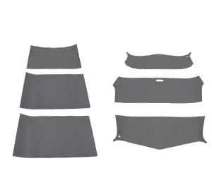 Interior Headliner Kit - Gray - 5pc - 47-53 Chevy GMC Suburban - Image 1 of 2